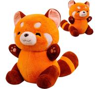 YEMAESRE-Panda Roux En Peluche, 23Cm Red Panda Plush, Peluche Raton Laveur Duveteux, Peluche Panda Kawaii, Peluche Panda Assis, Cadeaux Pour Bébés Garçons Filles Enfants Anniversaire