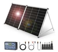 YEMAESRE-Panneau Solaire Portable 200W Monocristallin Avec Régulateur De Charge Recharge Des Batteries 12V Et Des Générateurs