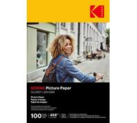 YEMAESRE-PicturePaper - Papier Photo Brillant, Pack De 100 Feuilles, Format A6 (10X15Cm), 230G/M², Idéal Pour Impressions Jet D'Encre, Couleurs Éclatantes Et Contraste Élevé, Finition Haute Qualité