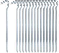 Yemaesre-Piquet De Tente 15 Pièces 18 Cm Sardines Piquet Camping Crochets De Tente Robustes En Acier Piquets De Fixation Sol Durs Jardin Clous Pour Le Camping En Plein Air Jardinage Randonnée