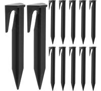 YEMAESRE-Piquets De Fixation, 100 Pièces Piquet Fil Robot Tondeuse, Piquets De Sol En Plastique, Crochet Accessoires Pour Câbles Périphériques Tondeuse Robot Compatible Husqvarna Gardena Bosch Worx
