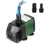 YEMAESRE-Pompe À Eau Submersible 1500L/H 25W Pompe À Eau Pour Fontaine, Aquarium, Étang, Jardin Et Pompe À Eau Ultra Silencieuse Système Hydroponique Avec 2 Buses Ac220-240V Hauteur De Levage 2M