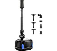 YEMAESRE-Pompe De Fontaine Pompe De Jardin Pompe De Bassin Pour Cours D'Eau, Cascades, Fontaines 20 Watt 1000L/H C -1000