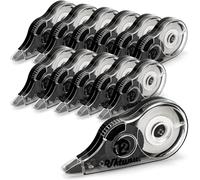 Yemaesre-Rubans Correcteurs Souris Correcteur Avec Capuchon Boîte De 12 Easy Refill Roller Correcteur 14m X 5mm Mini Fantaisie Mignon Roller De Colle Valeur Pack Pour Étudiants,Employés De Bureau Noi
