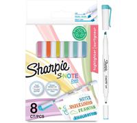Yemaesre-S-Note Duo Surligneurs Marqueurs Créatifs À Double Pointe Pastel Pointe Ogive Et B Autée Pour Surligner, Dessiner, Égayer Votre Journal Et Bien Plus 8 Pièces