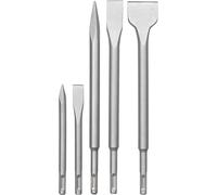 YEMAESRE-Sds-Plus Jeu De Burins Marteau,Jeu De 5 Burins Pour La Pierre Et Le Béton Dans Un Coffret En Plastique