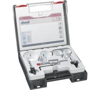 YEMAESRE-Set Professionnel De Scies Cloches Bi-Métal No 1 Pour Installateurs-9 Pièces,Hss-Co,Denture Vario,8% Cobalt,Détecteur De Tension Inclus