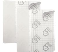 Yemaesre-Tenacious Tape Lot De 2 Patchs Flexibles Pour Réparation De Vinyle Et De Tissu, Transparent, 7,6 X 12,7 Cm