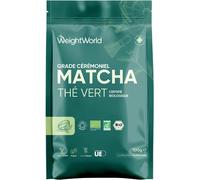 Yemaesre-Thé Matcha Bio Japonais 100g, Poudre Matcha Récolté Au Japon Vegan Et Pur, Grade Cérémonielle Sans Ogm, Sans Pesticides Ni Additifs, Naturellement Riche En Catéchines, Vitamines Et Antioxyda