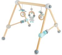 YEMAESRE-Traqueur De Jeu Réglable En Hauteur Arche De Jeu En Bois Pour Bébé Baby Mobile Activité Center Gym Jouet Design Ours