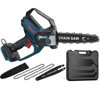 YEMAESRE-Tronçonneuse De 20,3 Cm Pour Batterie Bosch 18 V Gba, Auto-Huileur, Tronçonneuse D'Élagage Sans Fil Sans Balais De 15,2 Et 20,3 Cm, Mini Tronçonneuse À Piles Pour La Coupe Du Bois, La Taille