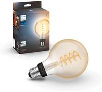 Yemaesre-White , Ampoule Led Connectée E27 Filament G93 Globe, Compatible Bluetooth, Fonctionne Avec Alexa, Google Assistant Et Apple Homekit