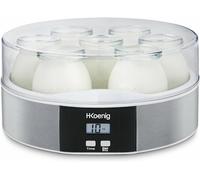 YEMAESRE-Yaourtière 7 Pots Ely70, Capacité 7 X 160 Ml, Programmable Jusqu'À 15H, Écran Lcd, Corps En Acier Inoxydable, Compatible Au Lave Vaisselle, Arrêt Automatique, Puissance 15 W