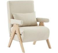 YeMaster Fauteuil trois-en-un, canapé-lit, siège pliant rembourré, chaise longue, lit simple, adapté au salon, à la chambre à coucher, au bureau et à d'autres endroits-beige beige G