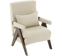 YeMaster Fauteuil trois-en-un, canapé-lit, siège pliant rembourré, chaise longue, lit simple, adapté au salon, à la chambre à coucher, au bureau et à d'autres endroits-noir marron noir marron G