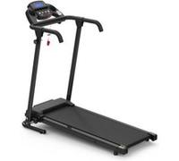 YeMaster Home Treadmill, tapis de course pliant portable, tapis de course de bureau avec inclinaison, capacité de 120 kg, 12 préréglages et 3 modes de compte à rebours Noir G