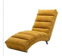 YeMaster Massage Chaise Lounge Indoor avec télécommande, Ergonomique électrique Massage Long Lounger avec 5 modes pour bureau, salon, chambre,Jaune moutarde Jaune moutarde G