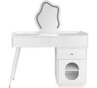 YeMaster Miroir d'éclairage LED + coiffeuse design rétractable, taille 100*40 * 75cm+39*46cm G