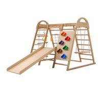 YeMaster Portique d'escalade multifonction 7 en 1, balançoire d'extérieur pour enfants, échelle d'escalade, lieu de sport G