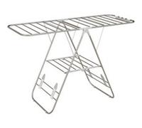 YeMaster Séchoir à linge pliable, séchoir à linge portable avec perche télescopique Argent G