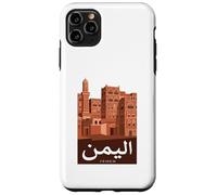 Yémen Gratte-Ciels Architecture Ancienne Calligraphie Arabe Coque pour iPhone 11 Pro Max