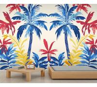 YEMYOR Coconut Tree Murals Tropical Jungle Trees Wallpaper Tropical Palmier Living Room Mural Wallpapers Summer Plants Bedroom Mural Loyer Friendly Wallpaper-150x100cm