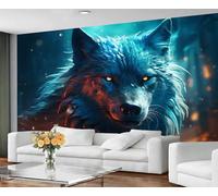 YEMYOR Peinture murale 3D en soie amovible et imperméable pour salon et chambre à coucher - 280 x 200 cm