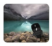 YENDOSTEEN a personnalisé Votre Tapis de Souris de Jeu,Tapis de Souris de Jeu du Parc National du lac Louise Banff 220 * 180 * 3 mm