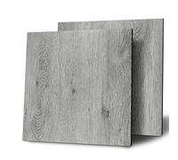Yenhome 3 Pièces Dalle PVC Adhesive Sol Gris Imitation Bois 30X30cm Épaissir Dalles Revetement Adhesif Sol Salle de Bain Imperméable Vinyle Adhésif Gris Foncé pour Chambre à Coucher Couloir Bureau