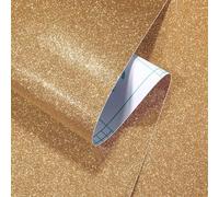 Yenhome Papier Adhésif pour Salon Pailleté Brillant Champagne 40x300cm Luxe Papier Peint Autocollant Mural Or pour Chambre Salle de Bain Pailleté Décoratif Sticker Muraux Décoration de Fête DIY Cadeau