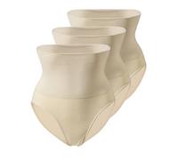 Yenita® - Femme - Beauty Lift, Culotte gainante, coutures plates - Ecru - XXL