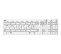 Yenkee Clavier Rechargeable sans Fil Trim, Blanc