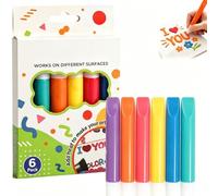 YenQushoule Popcorn Pens, 6PCS DIY Bubble Popcorn Drawing Pens for Kids | 3D Artwork Printing Bubble Pen, Color Drawing Popcorn Pens, 3D Printed Watercolor Pen, for Drawing and Coloring