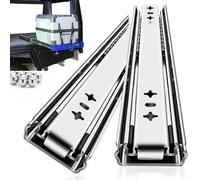 YENUO Glissières pour tiroirs robustes,coulisse coulissant capacité de charge 120 KG Extension 300 400 450 500 600 700 800 900 1000 mm 1 Paire (Charge 120kg-SansVerrou-Lrg 53mm, 30 inch(750mm))