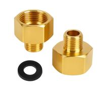 Yenvory Adaptateur de bouteille de gaz 1/2" vers 1/4" pour réchaud à gaz, barbecue à gaz & Campingaz, adaptateur LPG, raccord rapide de gaz, adaptateur de réservoir de propane, raccord de tuyau de gaz