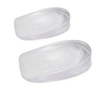 Yenvory Talonnette Rehaussante Homme 2 cm - Semelle Gel Silicone Transparente pour Talon - Amortissante, Discrète et Confortable - Contre Épine Calcanéenne et Tendinite - Taille 40 à 46 - 1 Paire