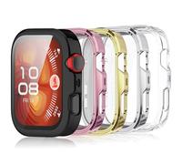 Yenwen 5 Pièces Coque Compatible pour Huawei Watch Fit 4 Pro Protecteur D'écran Housse de Protection en TPU Souple, HD Clear Anti-Rayures Case