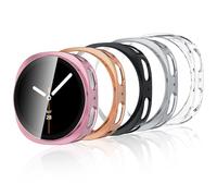 Yenwen 5 Pièces Coque Compatible pour Samsung Galaxy Watch 8 44mm Protecteur D'écran Housse de Protection en TPU Souple, HD Clear Anti-Rayures Case