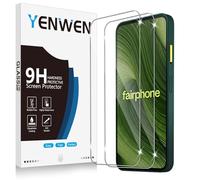 Yenwen Verre Trempé Compatible avec Fairphone 6, 2 Pièces Film Protection écran, Anti Rayures - Dureté 9H Glass Protecteur - Sans Bulles