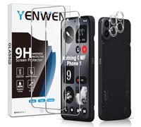 Yenwen Verre Trempé Compatible avec Nothing CMF Phone 1, 2 Pièces Film Protection écran et 2 Pièces Caméra Arrière Protecteur, Anti Rayures - Dureté 9H Glass - Sans Bulles