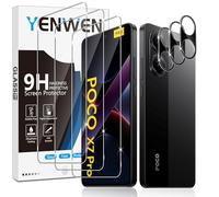 Yenwen Verre Trempé Compatible avec Xiaomi POCO X7 Pro 5G, 3 Pièces Film Protection écran, Dureté 9H Glass Anti-Rayures Vitre Protection Ecran