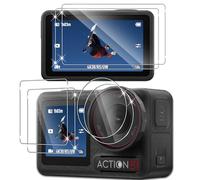 Yenwen Verre Trempé pour DJI Osmo Action 5 Pro, 6 Pièces Film Protection écran Dureté 9H Glass Anti-Rayures Vitre Protection