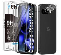Yenwen Verre Trempé pour Google Pixel 10a 5G, 3 Pièces Protection écran Film et 3 Pièces Caméra Arrière, 2.5D Vitre Protecteur pour Pixel 10 a, Anti Rayures, Dureté 9H Glass