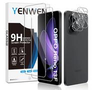 Yenwen Verre Trempé pour OPPO Reno 13 FS 5G / Reno 13F 5G, 2 Pièces Protection écran Film et 2 Pièces Caméra Arrière Protecteur pour pour Reno13 FS/Reno 13 F, Anti Rayures, Dureté 9H Glass