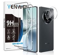 Yenwen Verre Trempé pour Realme 14 Pro Protection Ecran, 2 Pièces Protection écran Film et 2 Pièces Caméra Arrière Protecteur, Anti Rayures, Dureté 9H Glass, Sans Bulles