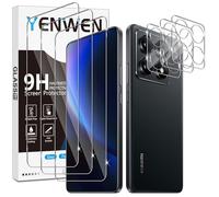 Yenwen Verre Trempé pour Xiaomi 15T Pro 5G, 3 Pièces Protection écran Film et 3 Pièces Caméra Arrière Protecteur pour Mi 15T Pro 5G, Anti Rayures, Dureté 9H Glass, Sans Bulles