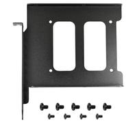 Yeobezn 2,5 à 3. Support de plateau de disque dur | Support de montage en métal compatible avec disque dur SSD Noir