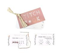 Yeomju Mini Livre de Couture Créatif à Faire Soi-même - Cartes à Coudre, Carnet de Broderie, Kit Portable - Améliorez Vos Compétences et Apprenez les Techniques