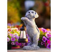 Yeomoo Lampes solaires décoratives pour l'extérieur - Figurines de chien - Guirlande lumineuse solaire pour l'extérieur - Cadeaux pour femme, maman, homme, décoration de jardin, balcon, chambre