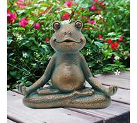 Yeomoo Mini Grenouille Méditation Statue Zen Décoration Jardin Cuivre | Statue de grenouille en résine étanche, Décoration zen pour salon balcon maison, Cadeau original pour femme homme maman